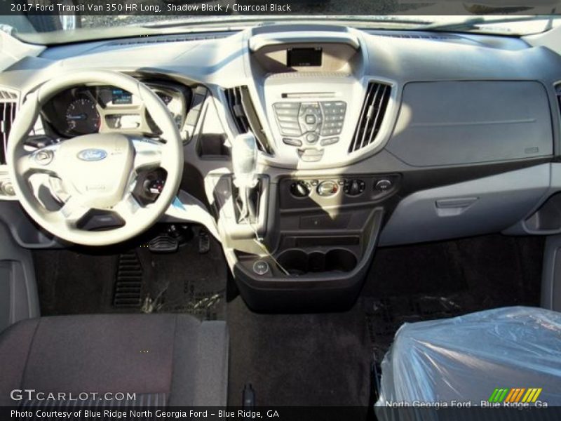 Shadow Black / Charcoal Black 2017 Ford Transit Van 350 HR Long