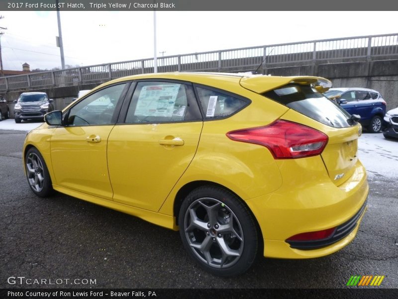 Triple Yellow / Charcoal Black 2017 Ford Focus ST Hatch