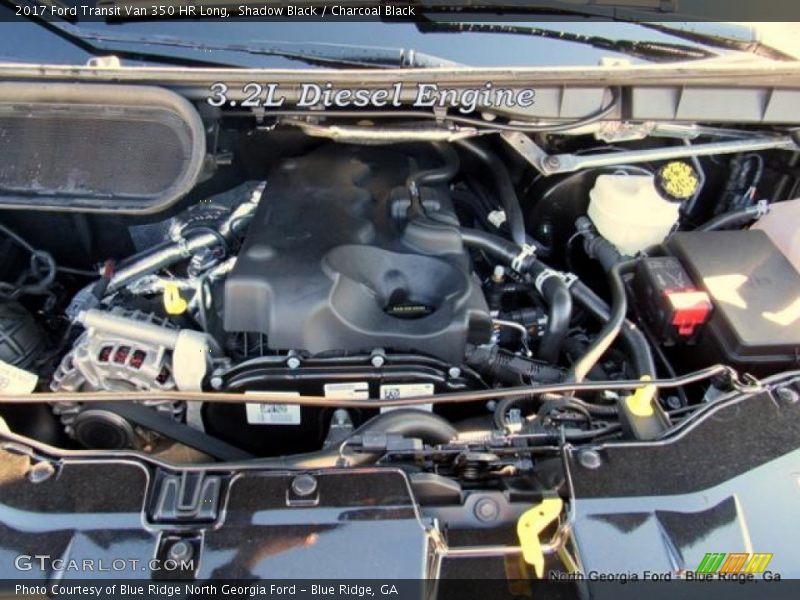 Shadow Black / Charcoal Black 2017 Ford Transit Van 350 HR Long