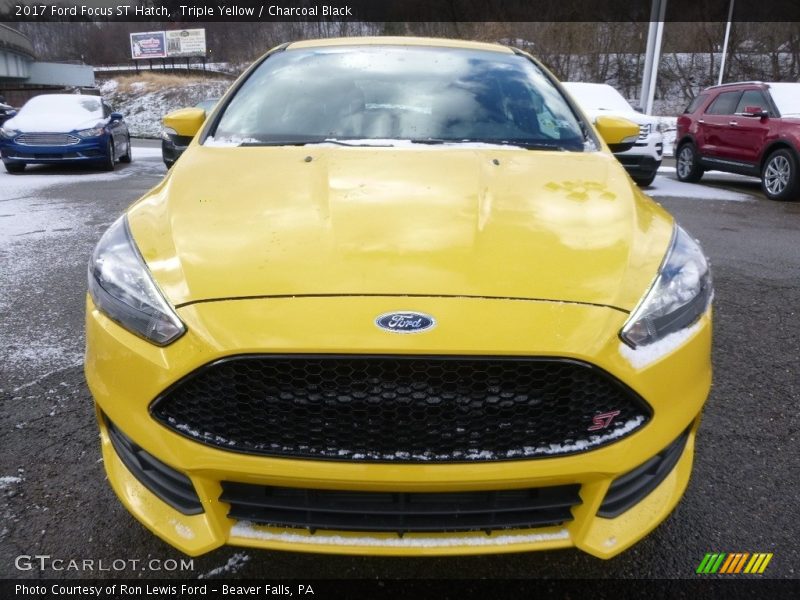 Triple Yellow / Charcoal Black 2017 Ford Focus ST Hatch