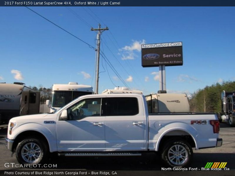 Oxford White / Light Camel 2017 Ford F150 Lariat SuperCrew 4X4