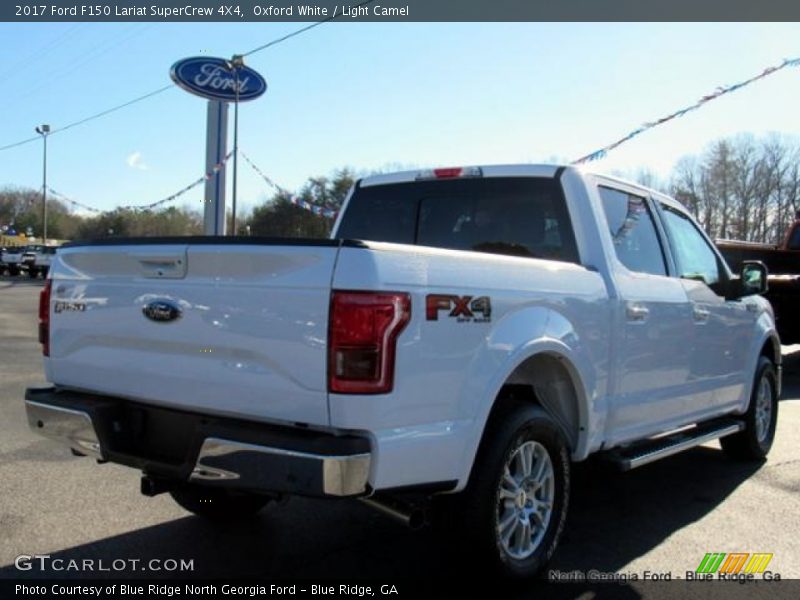 Oxford White / Light Camel 2017 Ford F150 Lariat SuperCrew 4X4