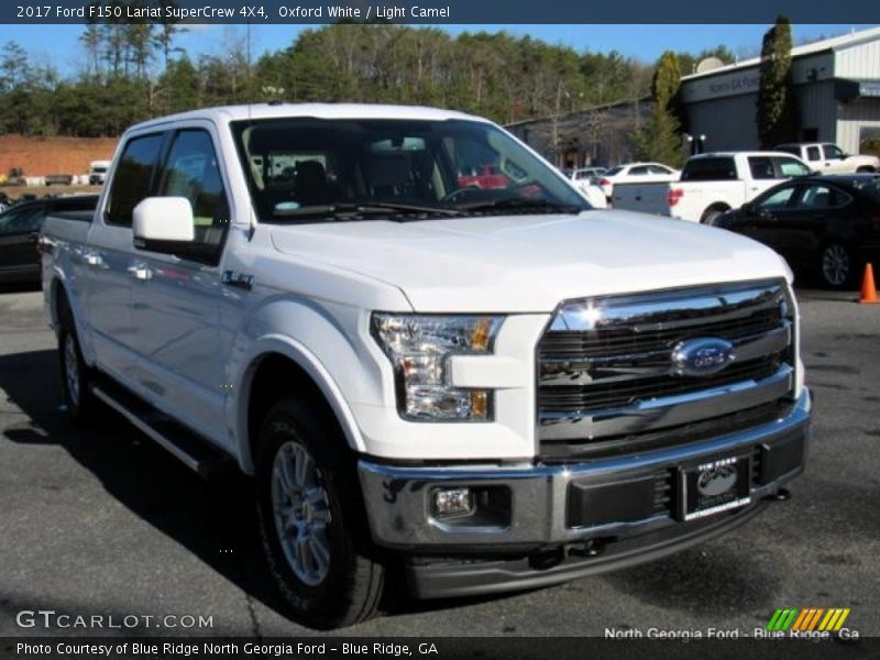 Oxford White / Light Camel 2017 Ford F150 Lariat SuperCrew 4X4