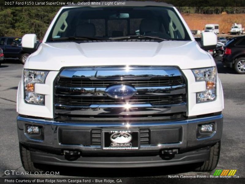 Oxford White / Light Camel 2017 Ford F150 Lariat SuperCrew 4X4