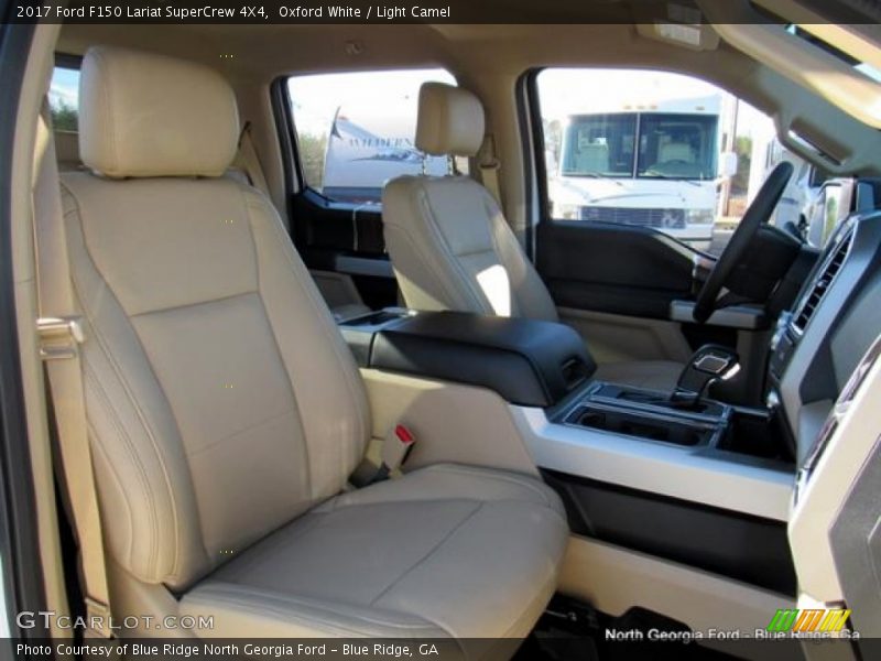 Oxford White / Light Camel 2017 Ford F150 Lariat SuperCrew 4X4