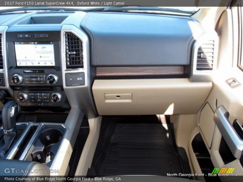 Oxford White / Light Camel 2017 Ford F150 Lariat SuperCrew 4X4