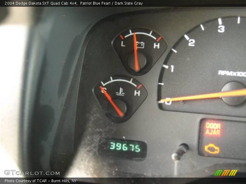 Patriot Blue Pearl / Dark Slate Gray 2004 Dodge Dakota SXT Quad Cab 4x4