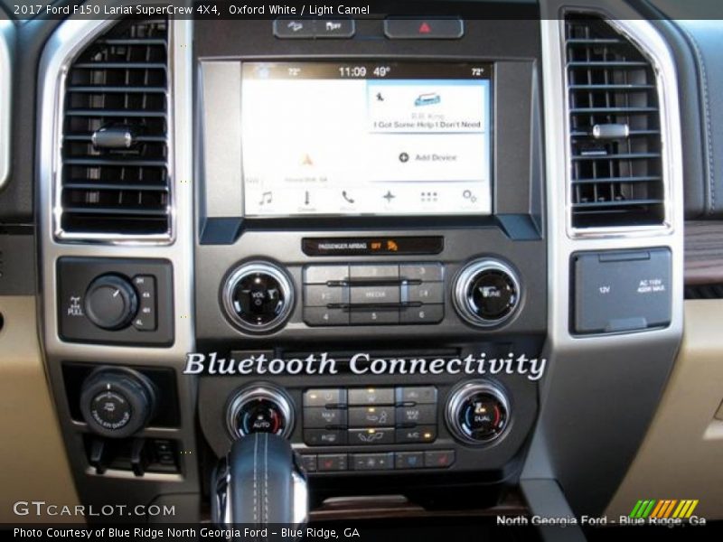 Oxford White / Light Camel 2017 Ford F150 Lariat SuperCrew 4X4