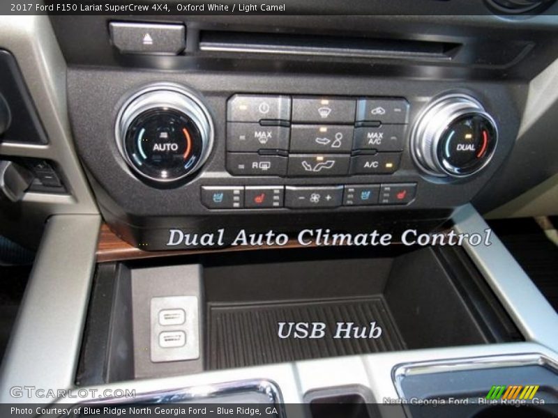 Oxford White / Light Camel 2017 Ford F150 Lariat SuperCrew 4X4