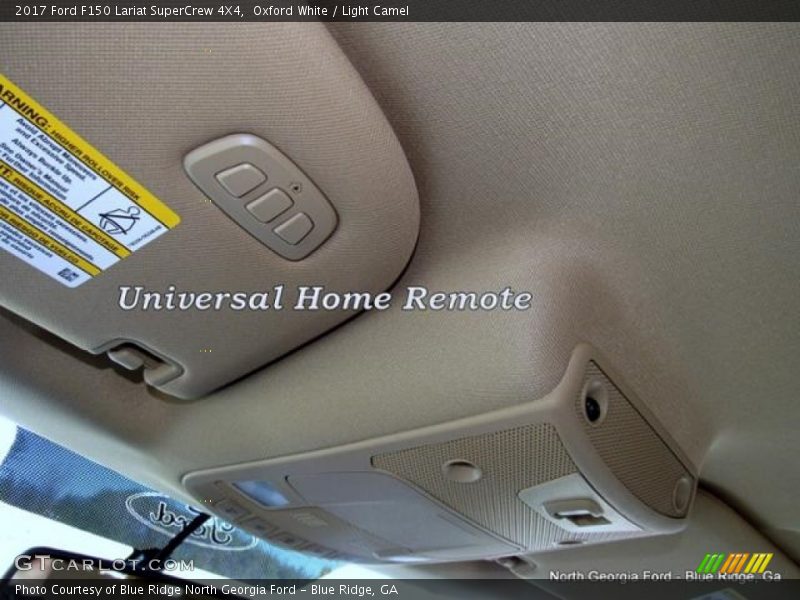 Oxford White / Light Camel 2017 Ford F150 Lariat SuperCrew 4X4