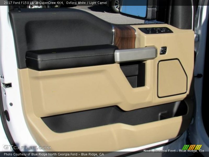 Oxford White / Light Camel 2017 Ford F150 Lariat SuperCrew 4X4