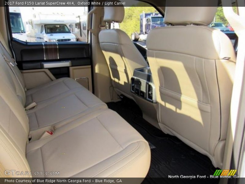Oxford White / Light Camel 2017 Ford F150 Lariat SuperCrew 4X4