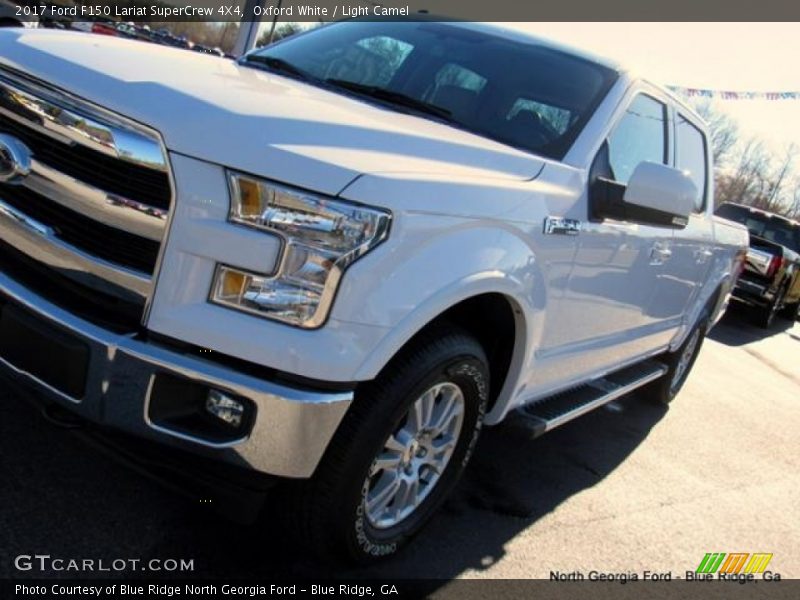 Oxford White / Light Camel 2017 Ford F150 Lariat SuperCrew 4X4