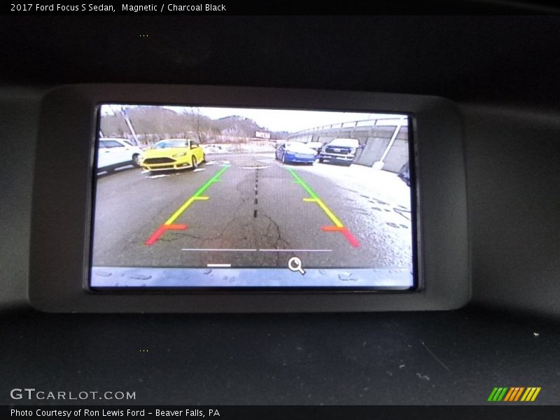 Magnetic / Charcoal Black 2017 Ford Focus S Sedan