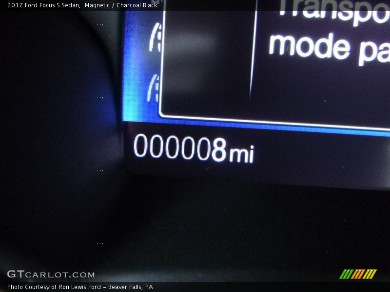 Magnetic / Charcoal Black 2017 Ford Focus S Sedan