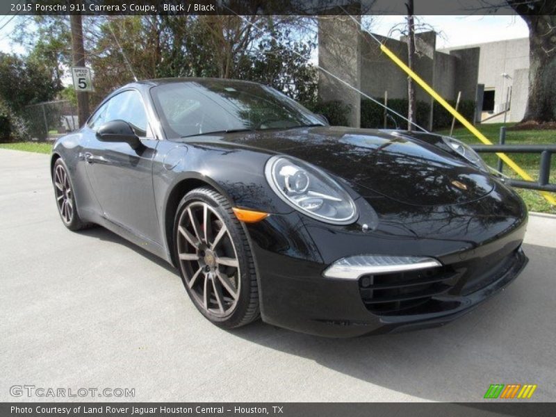 Black / Black 2015 Porsche 911 Carrera S Coupe