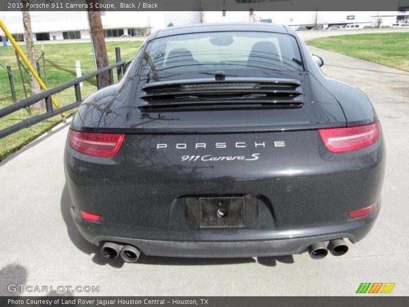 Black / Black 2015 Porsche 911 Carrera S Coupe