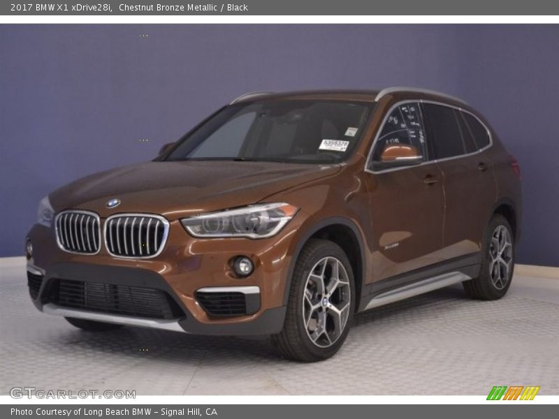 Chestnut Bronze Metallic / Black 2017 BMW X1 xDrive28i