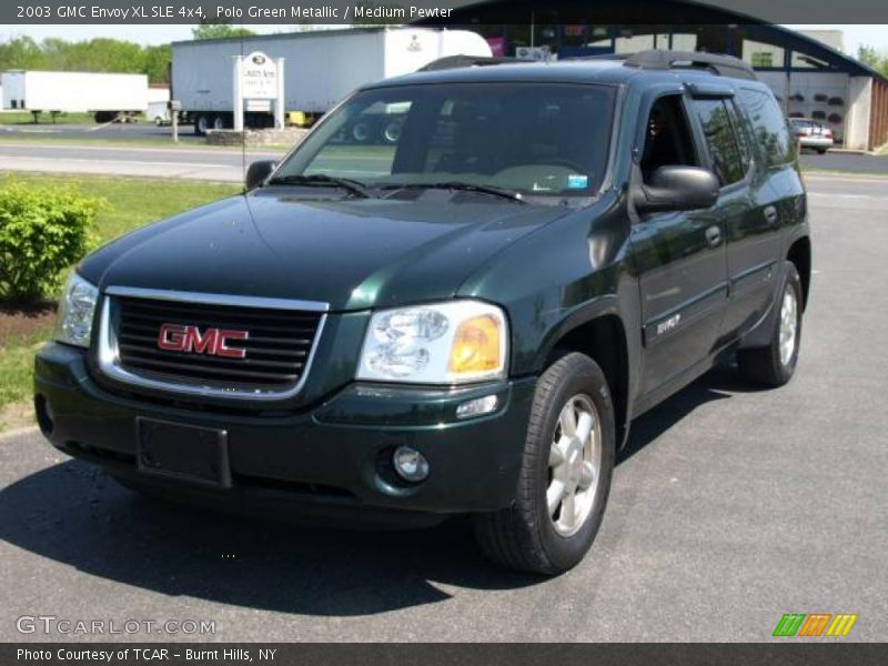 Polo Green Metallic / Medium Pewter 2003 GMC Envoy XL SLE 4x4