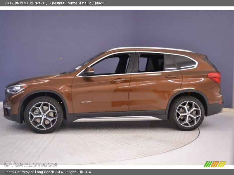 Chestnut Bronze Metallic / Black 2017 BMW X1 xDrive28i