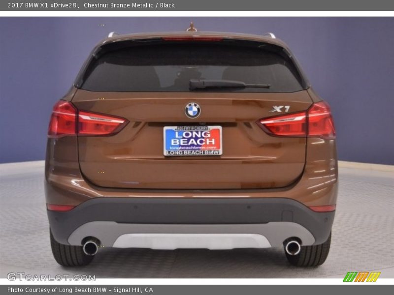 Chestnut Bronze Metallic / Black 2017 BMW X1 xDrive28i