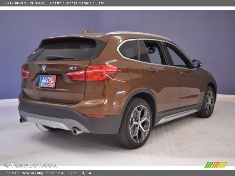 Chestnut Bronze Metallic / Black 2017 BMW X1 xDrive28i