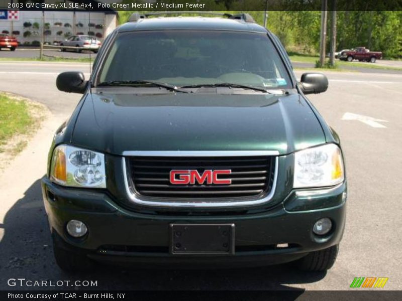 Polo Green Metallic / Medium Pewter 2003 GMC Envoy XL SLE 4x4