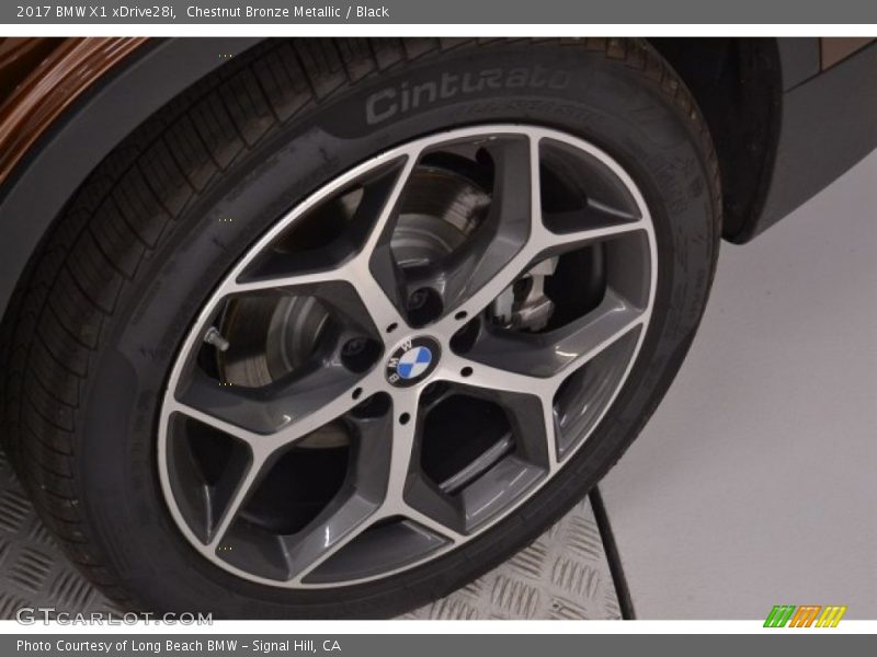 Chestnut Bronze Metallic / Black 2017 BMW X1 xDrive28i