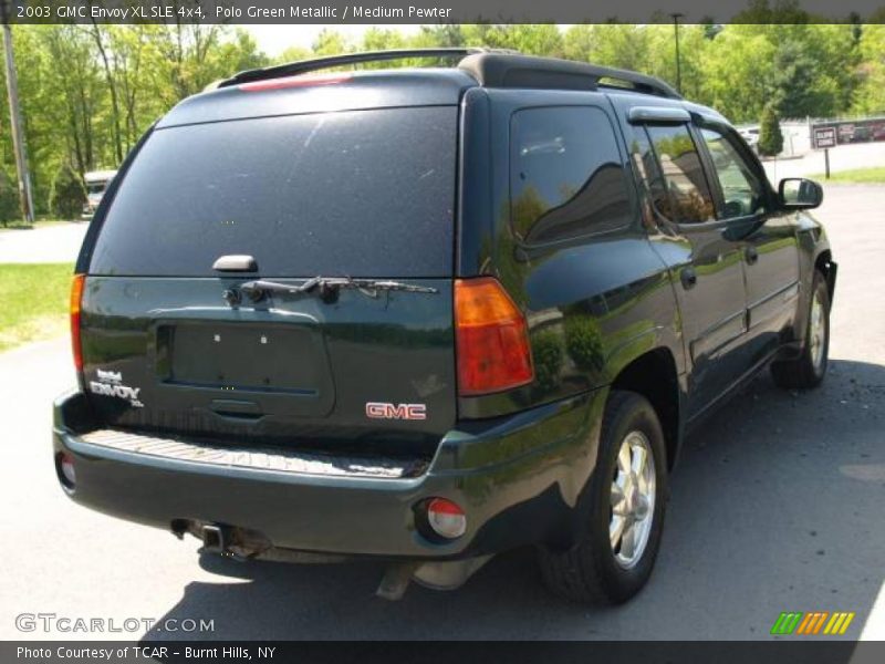 Polo Green Metallic / Medium Pewter 2003 GMC Envoy XL SLE 4x4