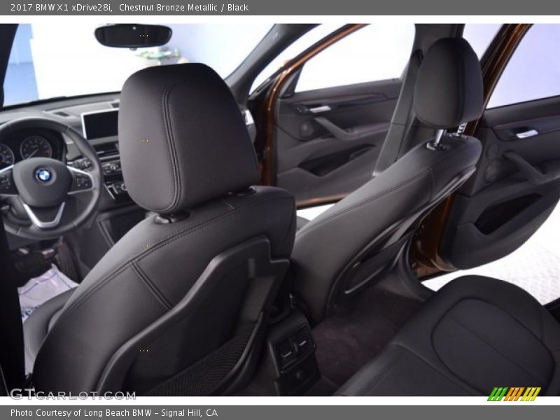 Chestnut Bronze Metallic / Black 2017 BMW X1 xDrive28i