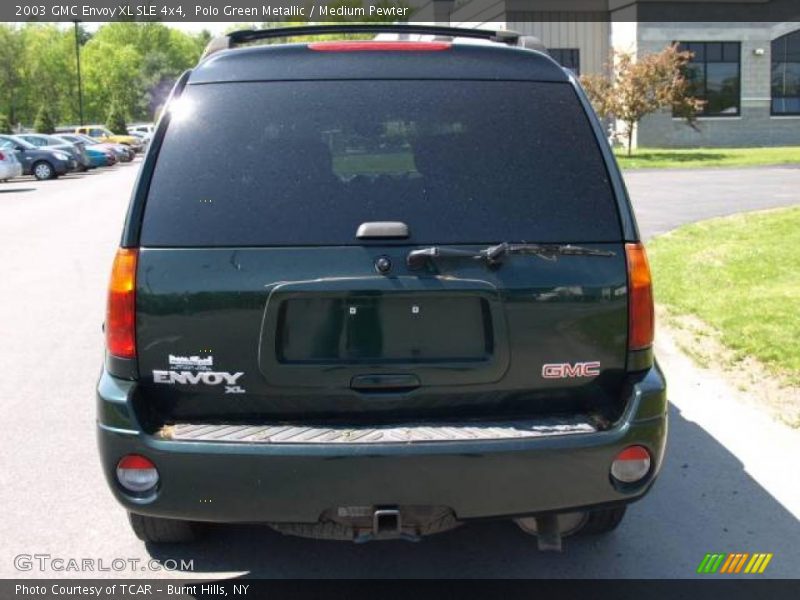 Polo Green Metallic / Medium Pewter 2003 GMC Envoy XL SLE 4x4