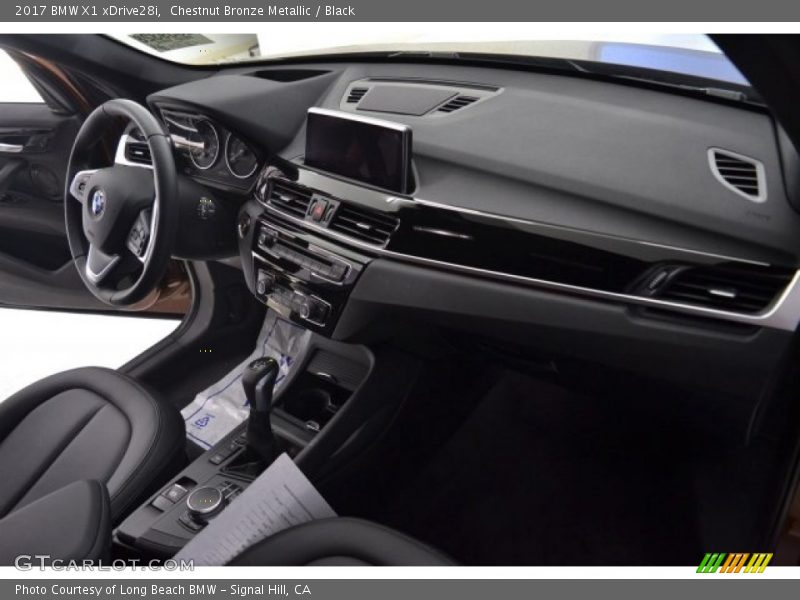 Chestnut Bronze Metallic / Black 2017 BMW X1 xDrive28i