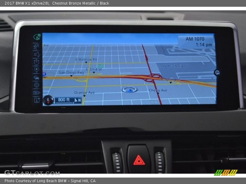 Chestnut Bronze Metallic / Black 2017 BMW X1 xDrive28i