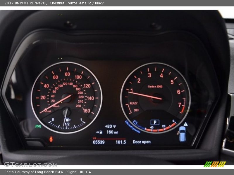 Chestnut Bronze Metallic / Black 2017 BMW X1 xDrive28i