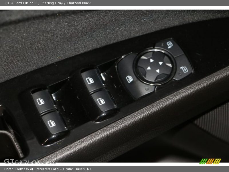Sterling Gray / Charcoal Black 2014 Ford Fusion SE