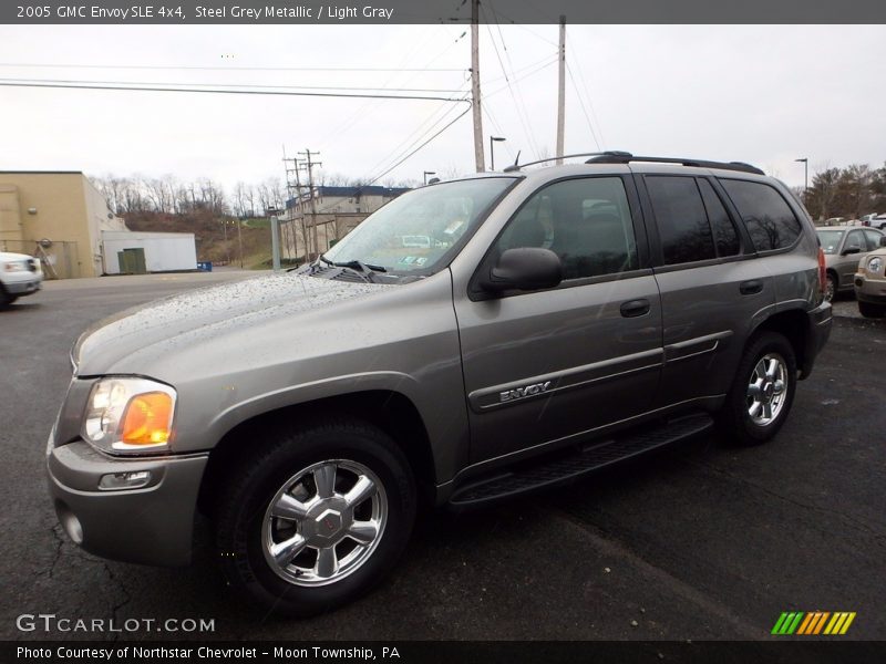 Steel Grey Metallic / Light Gray 2005 GMC Envoy SLE 4x4