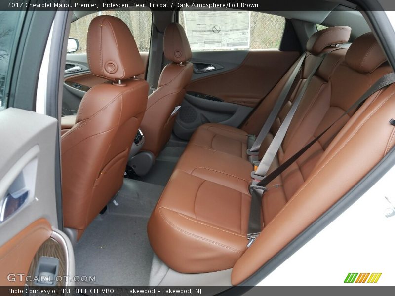 Iridescent Pearl Tricoat / Dark Atmosphere/Loft Brown 2017 Chevrolet Malibu Premier