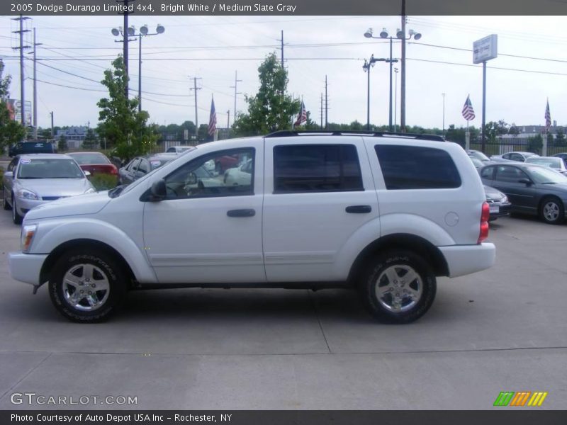 Bright White / Medium Slate Gray 2005 Dodge Durango Limited 4x4