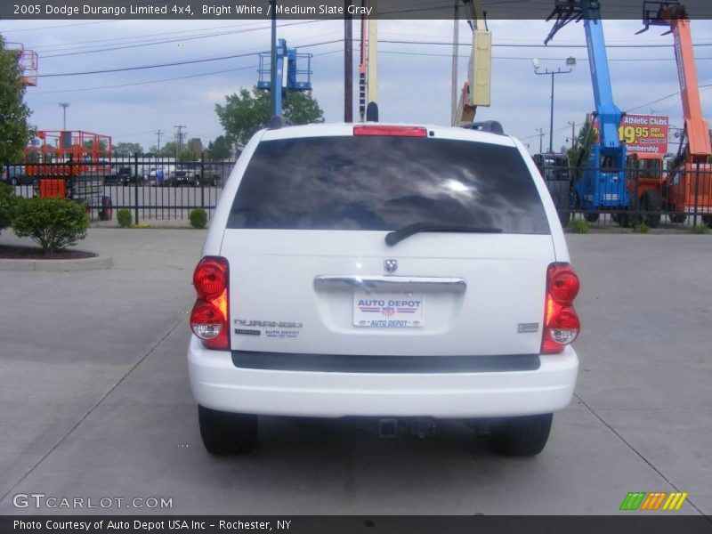 Bright White / Medium Slate Gray 2005 Dodge Durango Limited 4x4