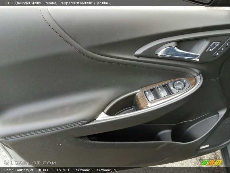 Pepperdust Metallic / Jet Black 2017 Chevrolet Malibu Premier