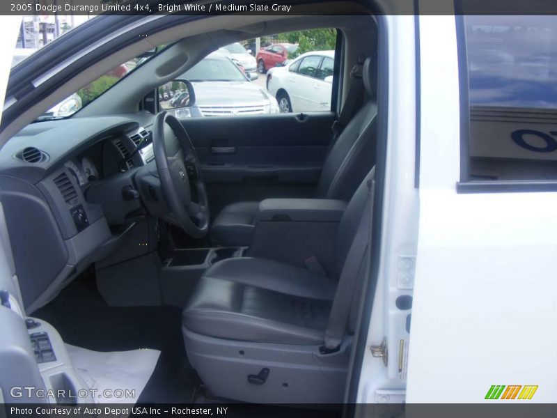 Bright White / Medium Slate Gray 2005 Dodge Durango Limited 4x4