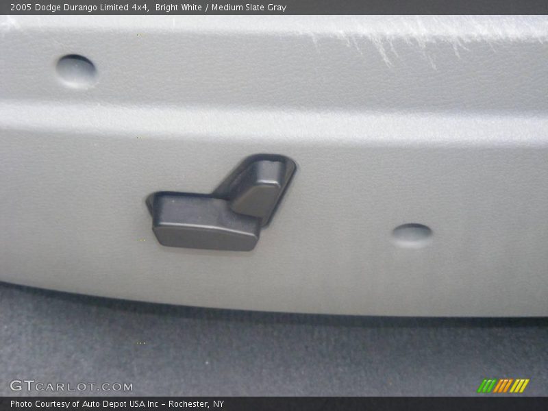 Bright White / Medium Slate Gray 2005 Dodge Durango Limited 4x4