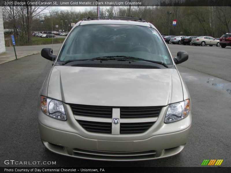 Linen Gold Metallic / Dark Khaki/Light Graystone 2005 Dodge Grand Caravan SE
