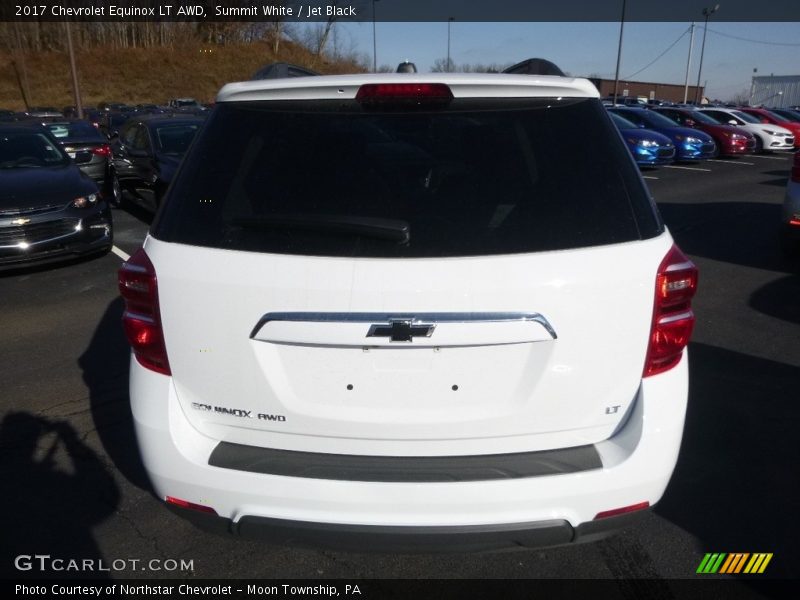 Summit White / Jet Black 2017 Chevrolet Equinox LT AWD