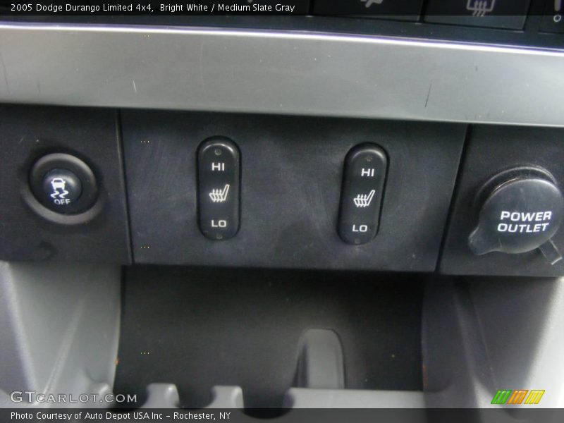 Bright White / Medium Slate Gray 2005 Dodge Durango Limited 4x4