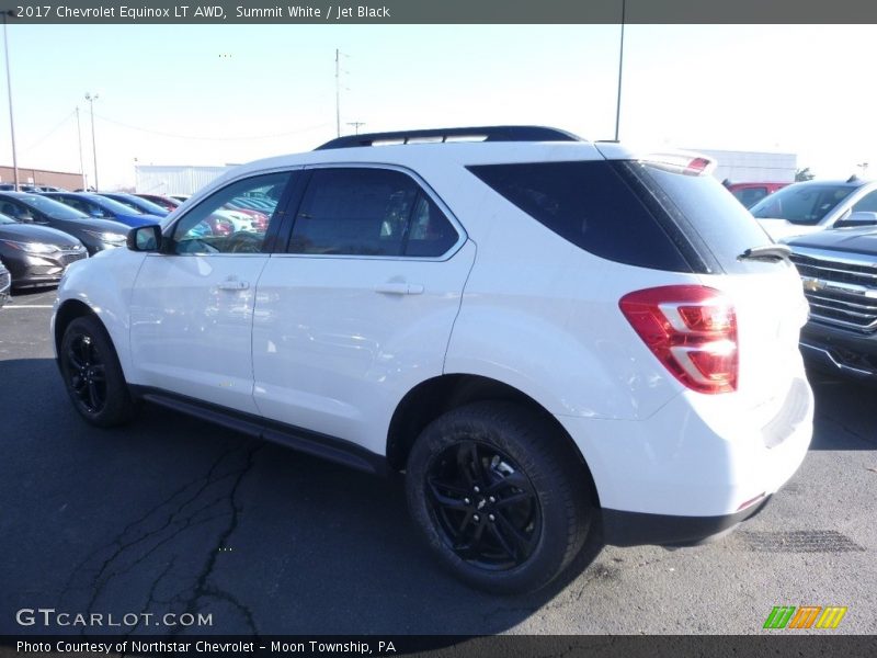 Summit White / Jet Black 2017 Chevrolet Equinox LT AWD