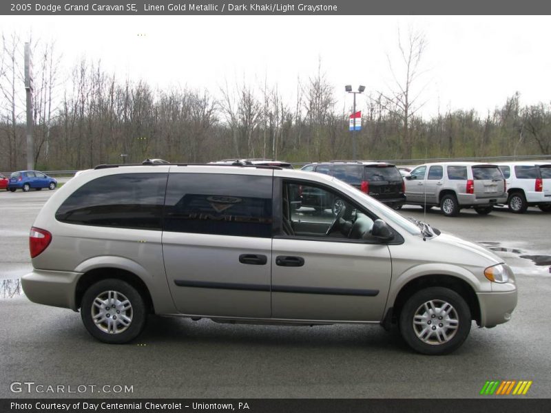 Linen Gold Metallic / Dark Khaki/Light Graystone 2005 Dodge Grand Caravan SE
