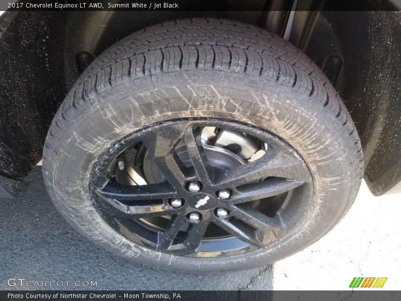 Summit White / Jet Black 2017 Chevrolet Equinox LT AWD