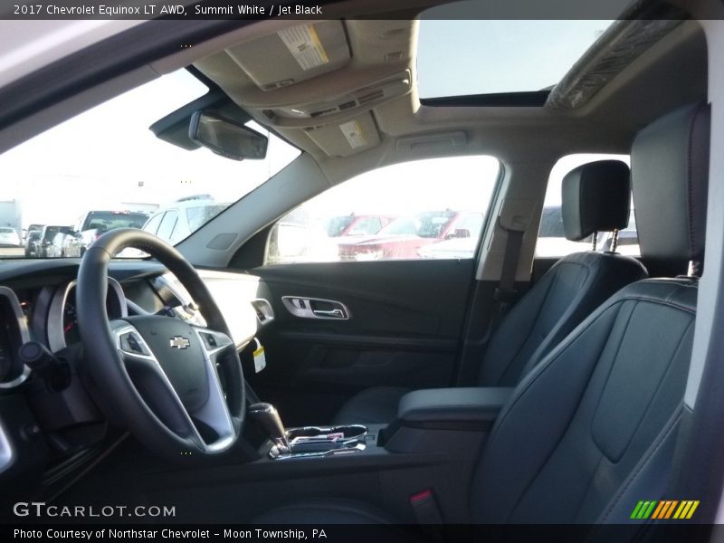 Summit White / Jet Black 2017 Chevrolet Equinox LT AWD