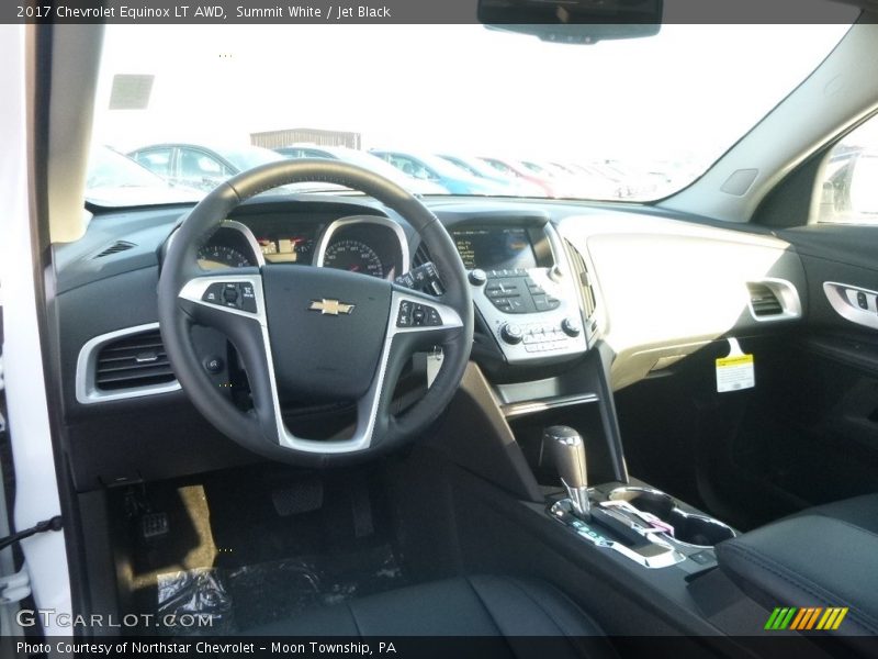 Summit White / Jet Black 2017 Chevrolet Equinox LT AWD